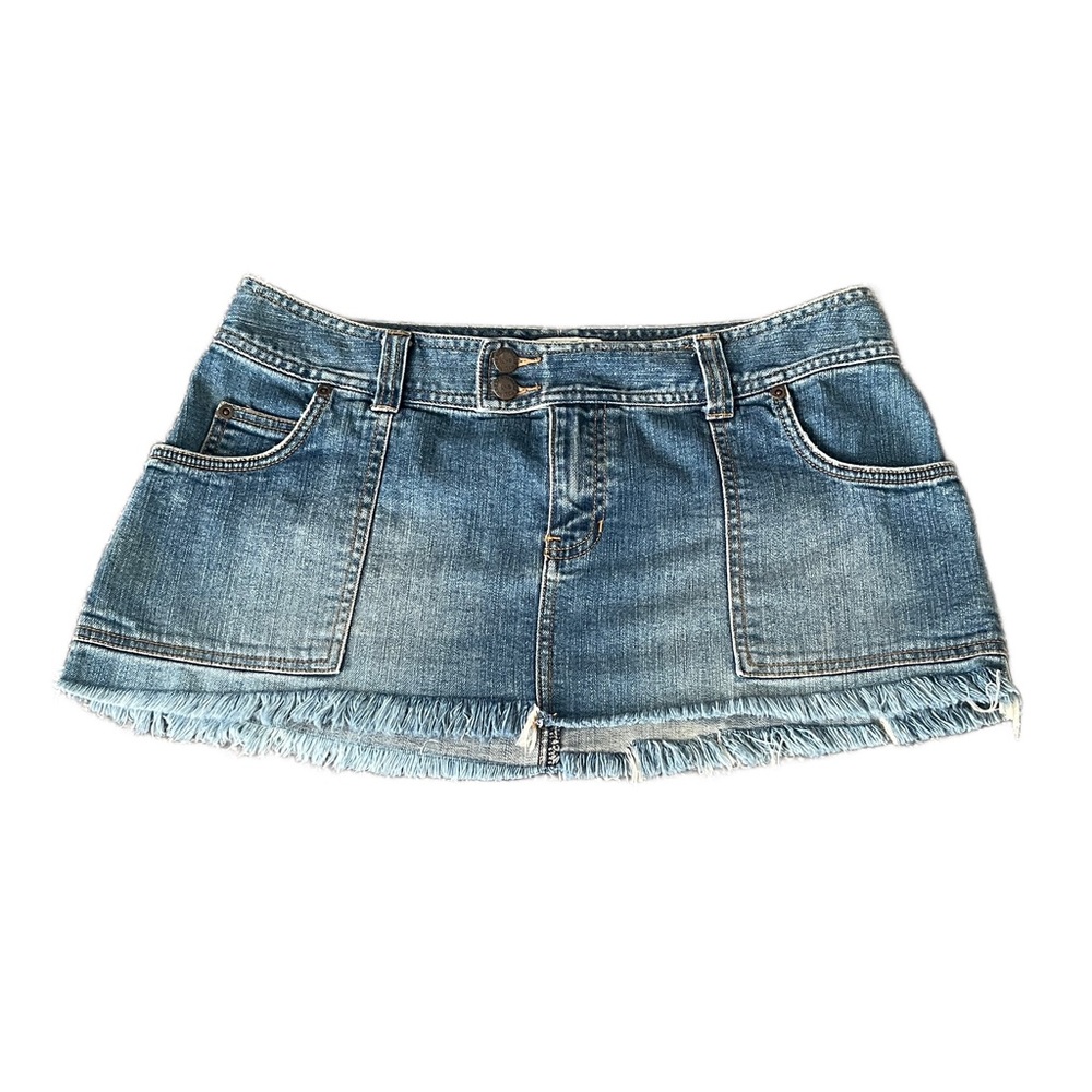 Vintage Abercrombie & Fitch Low-waisted Denim Skirt